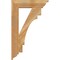 Ekena Millwork Merced Traditional Rough Sawn Bracket, Western Red Cedar, 4"W x 20"D x 32"H BKT04X20X32MRC01RWR - alternate 3